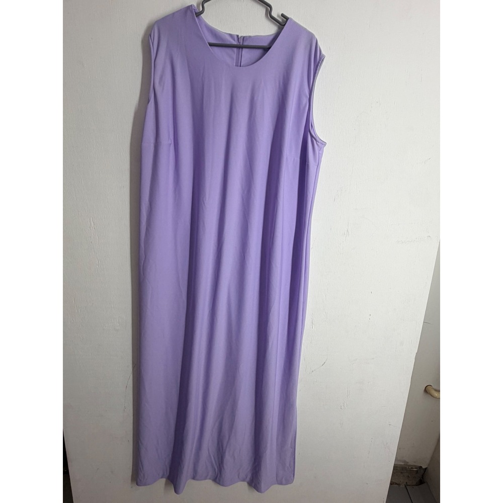 Anthony Richards Lavender Purple Sleeveless Maxi Dress 22W Plus Size 56143